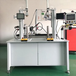 Double optical filter cartridge welding machine